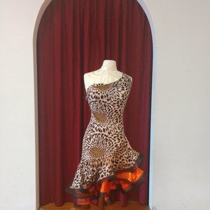 Leopard Orange Rhythm Dress